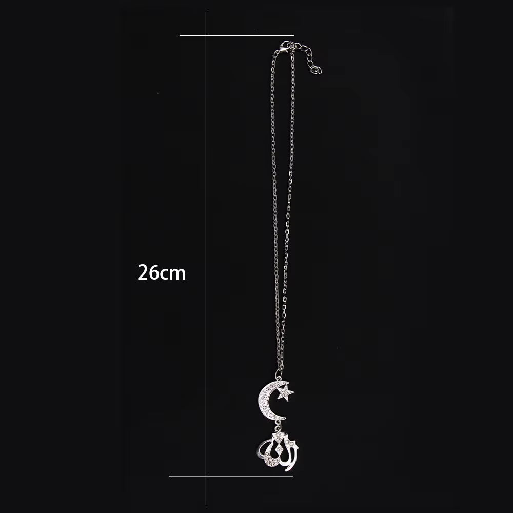 Car Pendant Ornaments Hanging New Islamic Muslim Allah Auto Interior Rear View Mirror Decoration Dangle Trim Car Accessories